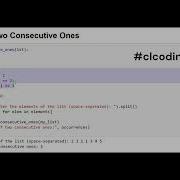 100 Days Python Loop Challenge Day 6 Check For Two Consecutive Ones In Python
