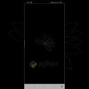 Amazing White Flower Design In Pydroid 3 Python Programming Pydroid 3 Code