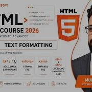 Learn HTML Text Formatting Day 3 HTML Course 2026 Htmlcourse Html Html2026 Html5 Htmltags