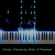 Chopin Prelude Op 28 No 15 Raindrop MIDI Visualizer 4K