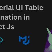 Material UI Table Pagination In React Js React Js Tutorial