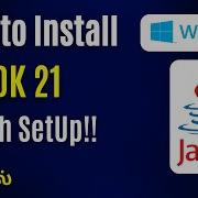 How To Install JDK 21 JAVA Tamil Path Setup Windows