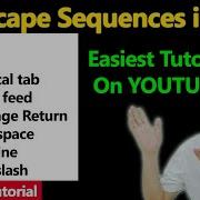 Escape Sequences In C Imp For Viva Escape Sequences In Deep C Programming Escape Sequences