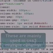 CSS3 Tutorial CSS3 Multiple Columns