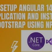94 Setup Angular 14 Application And Install Bootstrap In Visual Studio Code