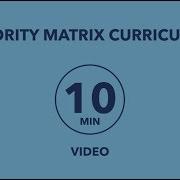 10 Minute Priority Matrix Curriculum Video The Project Everyone Needs