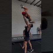 Her First Ever Attempt Stunt Cheer Shorts Partnerstunt Cheerleader