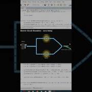 Java Swing Circuit Simulation Current Flow Animation Shorts