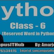 How To Use Reserved Word In Python Python Me Reserved Word Kaise Use Karte Hain In Hindi 2020