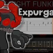 Expurgation Friday Night Funkin Vs Tricky Version 2 Guitar Tutorial TAB