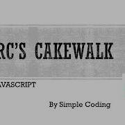 Hackerrank Solved Marc S Cakewalk Using Javascript