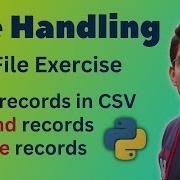 CSV File Exercise In Python Read Write Append Records In CSV File Copy Data In CSV File