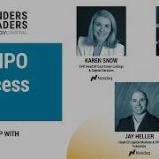 Founders Leaders IPO Readiness The IPO Process With Nasdaq