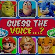 Guess The Movie Characters By Song Voice Disney Cartoons Edition