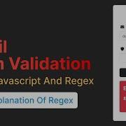 Email Form Validation In Javascript React JS Using Regex For Login Form 2024