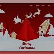 Animated Christmas Website Using HTML CSS And JavaScript