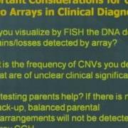 Archive Medical Applications Of Array CGH And Transformation Of Clinical Cytogenetics