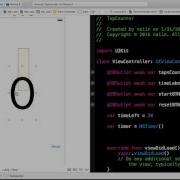 Swift NSTimer Tap Counter Game
