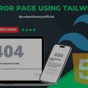 How To Build A Custom 404 Error Page Using Tailwind CSS