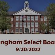 Hingham Select Board 9 20 2022