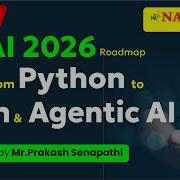 AI 2026 Roadmap From Python To Generative Agentic AI Naresh IT