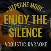 Enjoy The Silence Depeche Mode Acoustic Guitar Karaoke Original Key