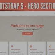 How To Make A Responsive NavBar Hero Section Under 30 Minutes Bootstrap 5 Dev2Web