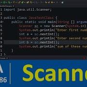 Java Tutorial 86 Java Scanner Class Read User Input Add Two Numbers