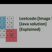 LeetCode Image Smoother Java Solution Explained