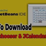 How To Use JDateChooser Or JCalendar In Java