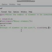 Calculate The Average Of Numbers Given In List Python Program In Hindi
