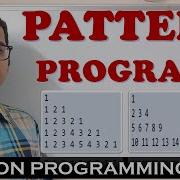 05 PATTERN PROGRAMS IN PYTHON PROGRAMMING