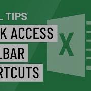 Excel Quick Tip Quick Access Toolbar Shortcuts
