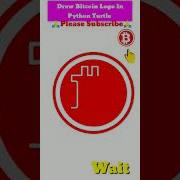 Draw Bitcoin Logo Using Python Turtle Python Turtle Graphics Design Shorts Youtubeshorts Coding