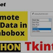 Json Data From Remote Server As Options Of Combobox In Tkinter Window