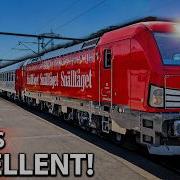 Onboard Scandinavia S BRAND NEW International Express Train Snälltåget Hamburg To Stockholm
