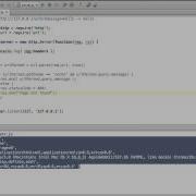 Эхо сервер на Node JS