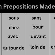 Mastering French Prepositions A1 A2 Guide With 180 Examples