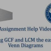 Finding GCF And LCM The Easy Way Venn Diagrams