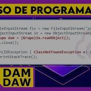 JAVA Serialización DAM DAW