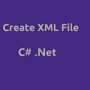 C Create XML File Using LINQ