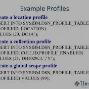 Using Db2 For Z OS Profile Tables