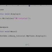 C Sharp Tutorial Part11 Nested Namespace