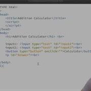 4 Website Design JavaScript Addition Calculator