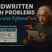 Solve Handwritten Math Problems With Python Flask OCR AI Tutorial