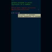 How To Find Factorial In Python