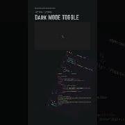 CSS Dark Mode Animated Toggle