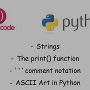 Python With Peter Lesson 1 Hello World And ASCII Art