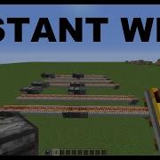 Fastest Predictable Instant Wire No Redstone Minecraft