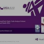SPDisposeCheck Static Code Analysis Ruleset For Visual Studio 2012